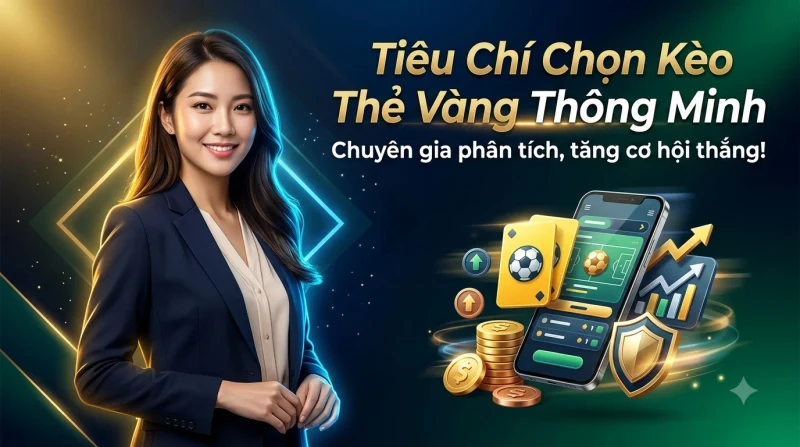 Tiêu chí chọn kèo thẻ vàng thông minh - phân tích trọng tài và chiến thuật