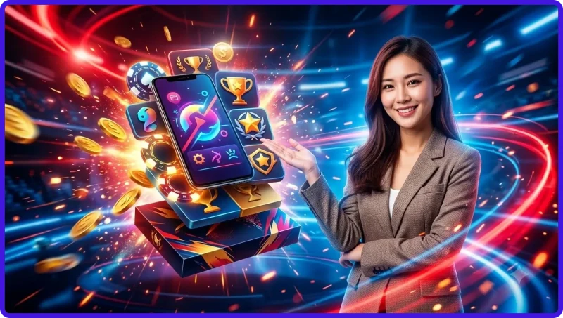 Tổng quan về nhà cái VSbet với giao diện trên laptop và điện thoại
